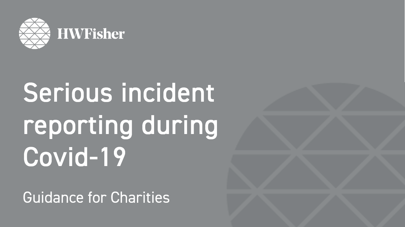 Guidance For Charities On Serious Incident Reporting During Covid 19